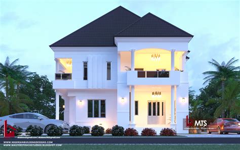 Floor Plan 5 Bedroom Duplex Designs In Nigeria Home Alqu