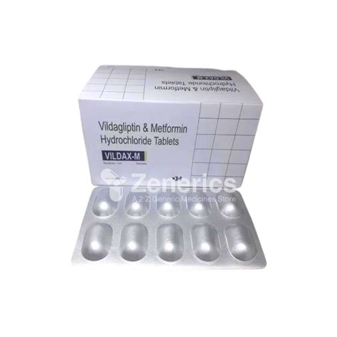 Vildax M Vildagliptin Metformin Hydrocholoride Tablets At Rs 40 Strip