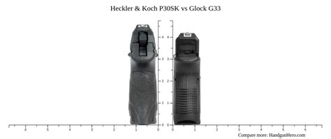 Heckler Koch P Sk Vs Glock G Size Comparison Handgun Hero