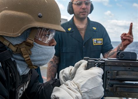 Dvids Images Sailors Aboard Uss Dewey Conduct Crew Served Weapons