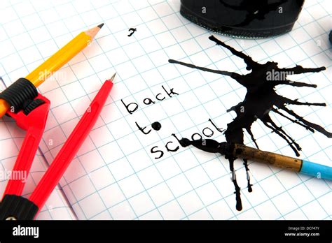 Old Fashioned Back To School Stock Photo Alamy