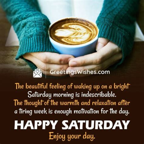 Saturday Morning Wishes Greetings Wishes