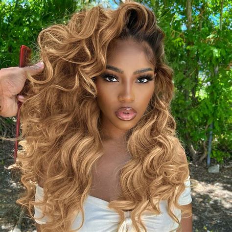 Body Wave 27 Honey Blonde Lace Front Wigs Yolissa Hair