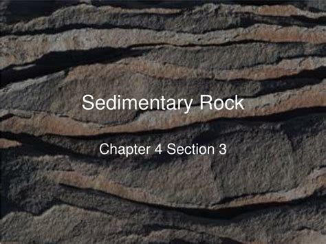 Ppt Sedimentary Rock Powerpoint Presentation Free Download Id9475093