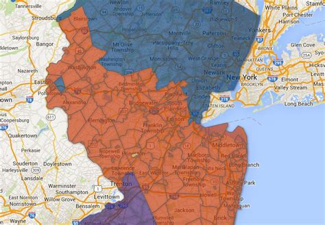 Is Trying To Map North South And Central Jersey You Can Vote