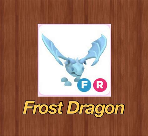 FR Frost Dragon Adopt Me Roblox Video Gaming Gaming Accessories