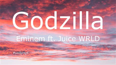 Godzilla Eminem Ft Juice Wrld Lyrics Youtube