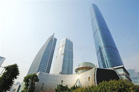 guangzhou international finance center gzifc stock  image