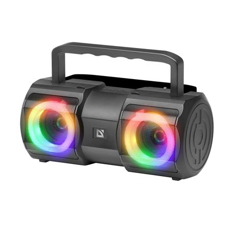 Колонка портативная Defender, 20, Beatbox, 2.0, Bluetooth, цвет: чёрный ...