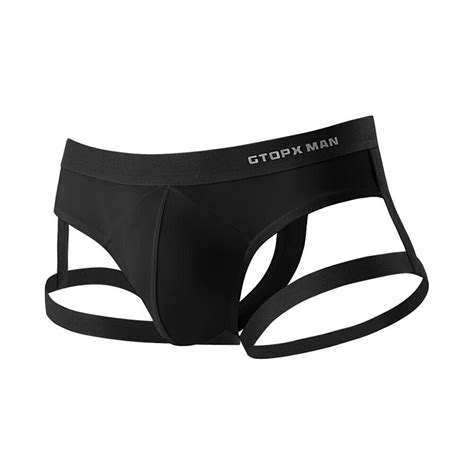 Atmungsaktive Herren R Ckenlose Unterhose Jockstrap G String Tanga Eis