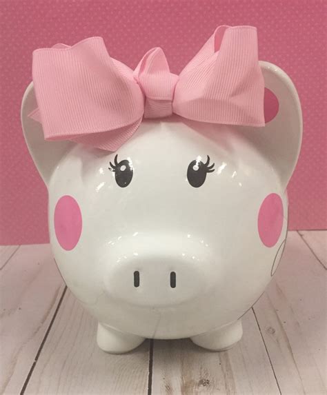 Piggy Bank Personalized Piggy Bank Babys First Piggy Etsy