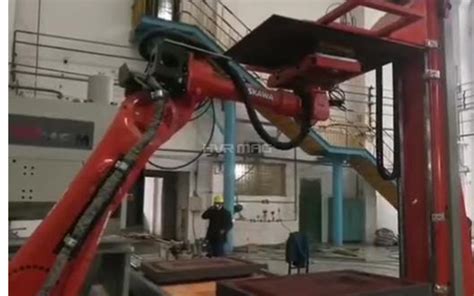 Electromagnetic Robot Gripper Loading And Unloading For Metal Shearing