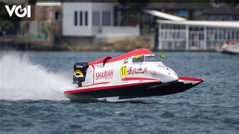 Pebalap Kanada Rusty Wyatt Juarai H2O F1 Powerboat 2024 Di Danau Toba