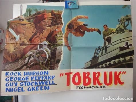 Poster Original Italiano Tobruk Rock Hudson Guy Comprar Carteles Y