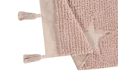 Tapete Lavavel 120 Cm X 175 Cm Hippy Stars Nude De Lorena Canals Vintage Mundobebes