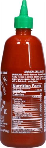 Huy Fong Sriracha Hot Chili Sauce 28 Oz Frys Food Stores