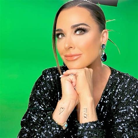 Kyle Richards debuts new wrist tattoos