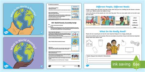 Global Poverty Lesson Plan And Assembly Pack Teacher Made