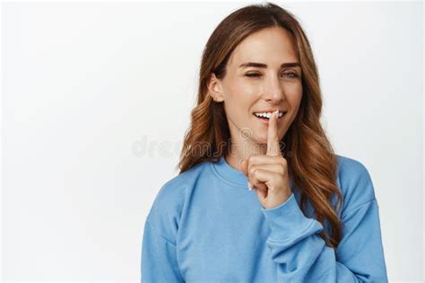 Cheeky Brunette With A Hat Stock Photo Image Of Stunning