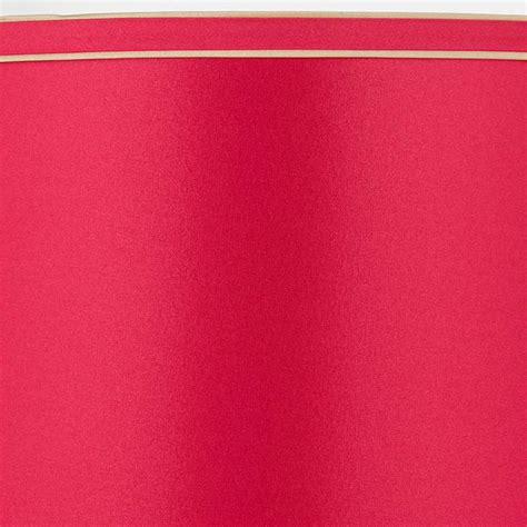 Sydnee Vivid Pink Satin With Trim Drum Shade 14x16x11 Spider 179w8 Lamps Plus