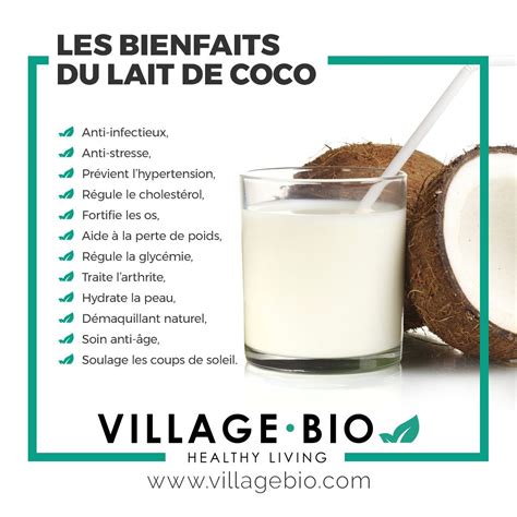 Les Bienfaits Du Lait De Coco Aliments Bons Pour La Sant