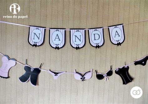 Inspirações chá de lingerie