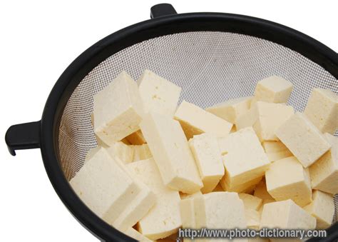 tofu - photo/picture definition at Photo Dictionary - tofu word and