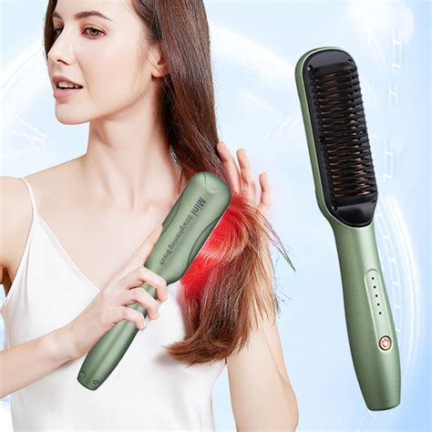 4 In 1 Porta Cord Hair Straightener Brush Negative Ionic Plus