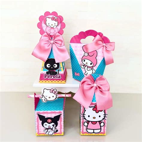 Kit Festa Hello Kitty 20 Itens Elo7 Produtos Especiais