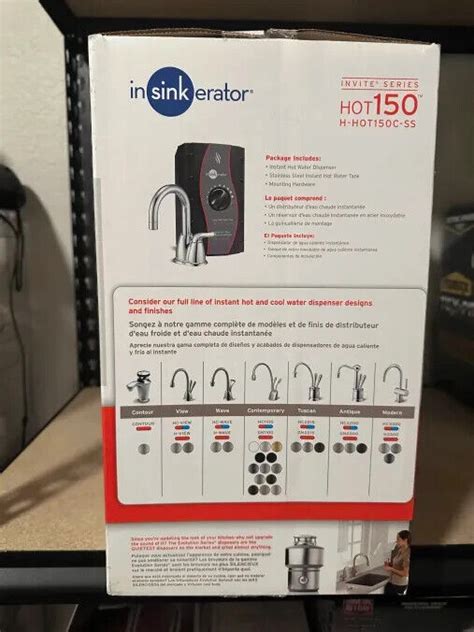 InSinkErator H HOT C SS Water Dispenser Chrome For Sale Online EBay