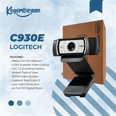 Jual Logitech C930 Webcam Logitech C930e Hd Logitech C925 Logitech