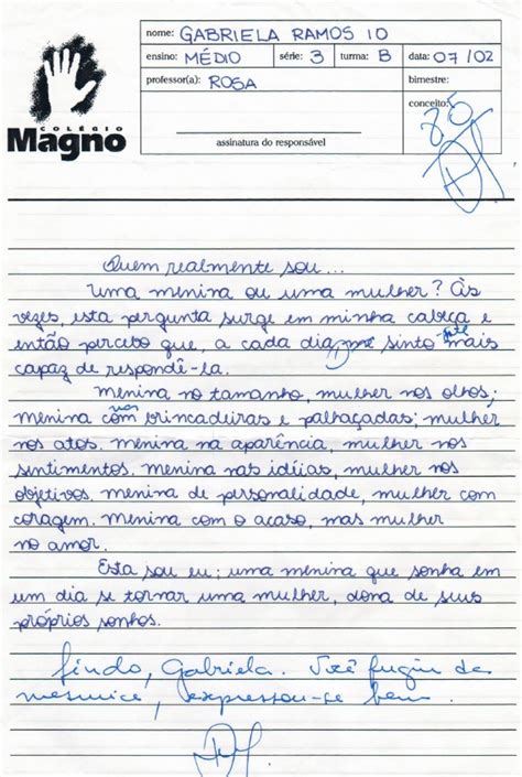 Exemplo De Redação Para Entrevista De Emprego Quem Sou Eu Novo Exemplo