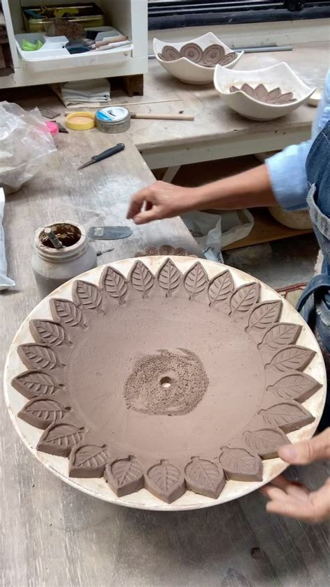 Jena Bedson On Instagram Decorating With Underglaze Oxides And Slip