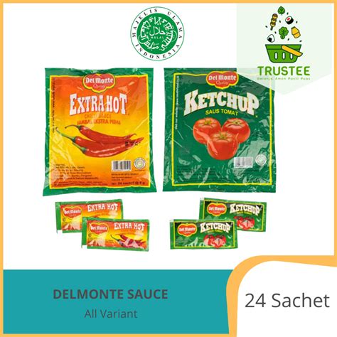 Delmonte Ketchup Sauce Extra Hot Chilli Sauce Sachet Shopee Malaysia