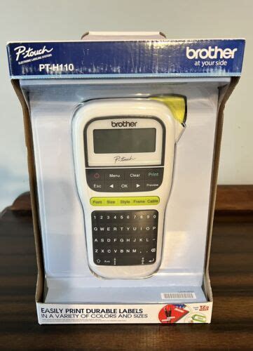 BRAND NEW IN BOX Brother PT H110 Easy Portable Handheld Label Maker P