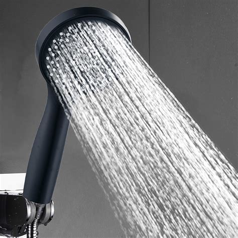 Shower High Pressure Handheld Showerhead Hard Water High Pressure 5 Spray Modes Handheld Shower