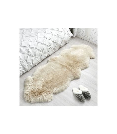 Double Chateau Grey Sheepskin Rug Pelt X Ft Sheepskin Town