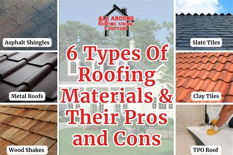 6 Types Of Roofing Materials & Their Pros And Cons