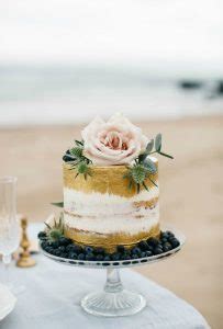 The Prettiest Semi Naked Drip Wedding Cakes Wedding Style Elixir