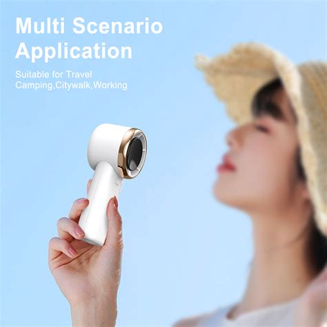 orashare hf mah portable handheld fan high speed turbo fan