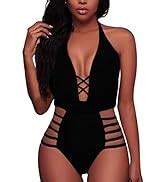 Sovoyontee Women S Sexy One Piece Swimsuits Bikini Bathing Suit At Amazon Womens Clothing Store