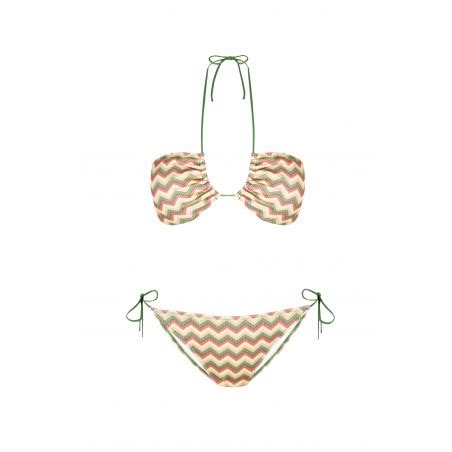 Bikini Halty Twister Estampado Zigzag Robin Collection Robin Collection