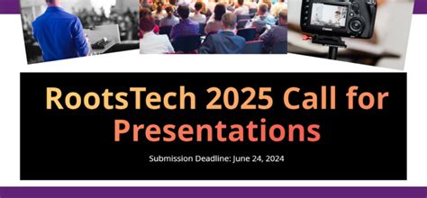 Rootstech 2025 Call for Presentations