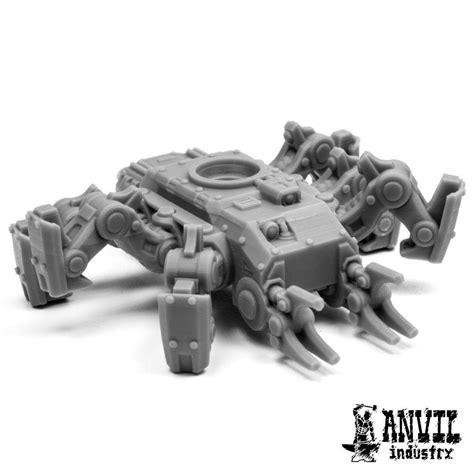Spider Drone Ugv Walking Anvil Industry Modular Miniatures For