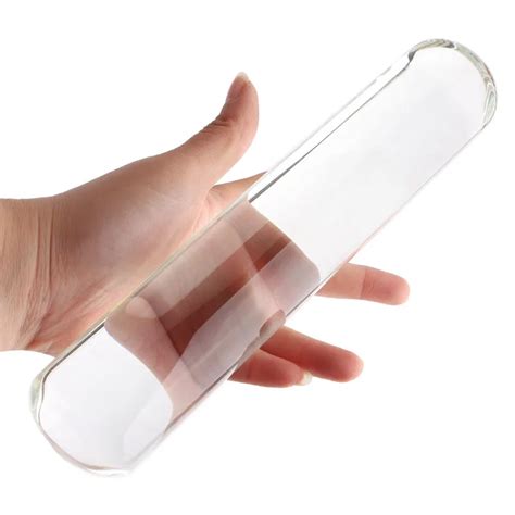 Dia 40MM Godemichet Anal en verre de cristal pour Femme pénis lisse