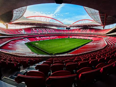 Benfica stadium Lisboa editorial stock image. Image of soccer - 264778614