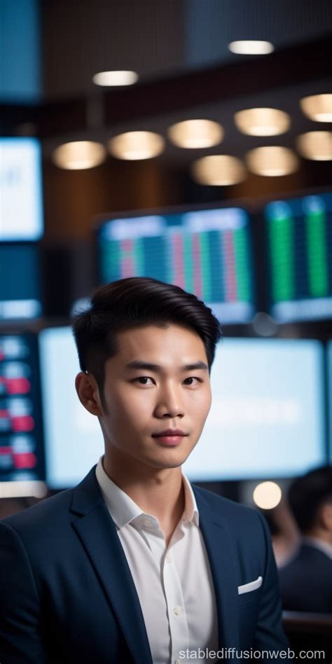 Asian Frustrated With Stock Market Stable Diffusion Online