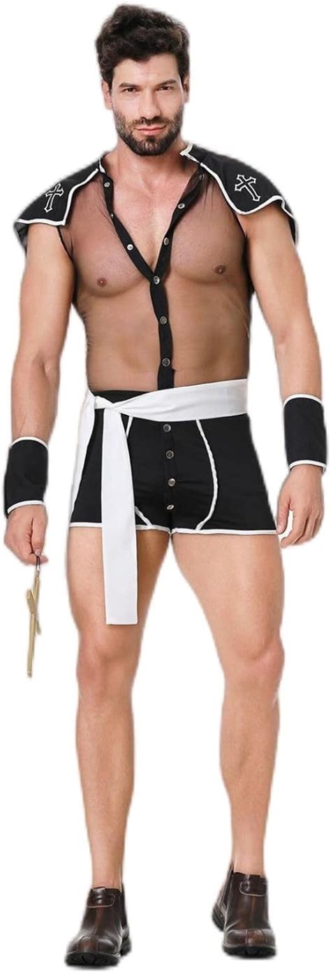 Amazon Sipumia Mens Cosplay Sexy Lingerie Set Role Play Bar Adult Fun Uniform Night Club