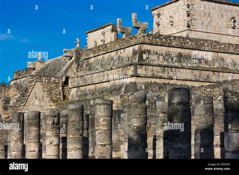 Temple of the Warriors, Chichen Itza, Yucatan, Mexico Stock Photo - Alamy