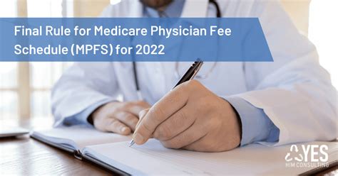 Medicare Physician Fee Schedule Final Rule 2022